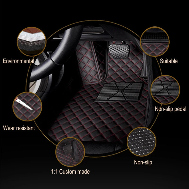 Car Floor Mats for  Acura Integra 2022 2023 2024 2025 Car Four Seasons Waterproof Non-slip Floor Mat NEW Special Car Accessories