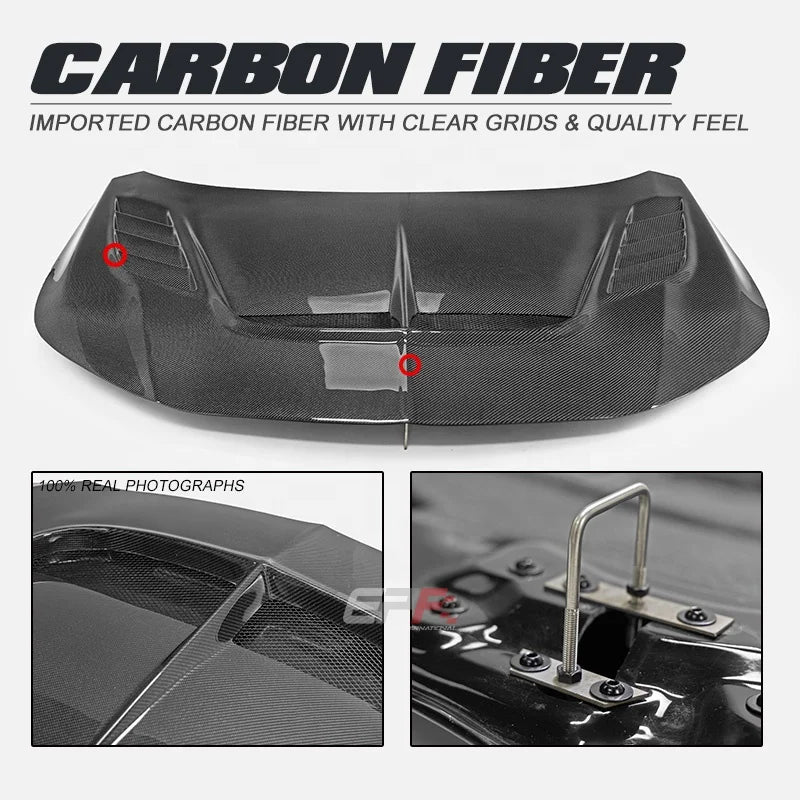 INTEGRA TYPE S DE5 CARBON FIBER V Type HOOD