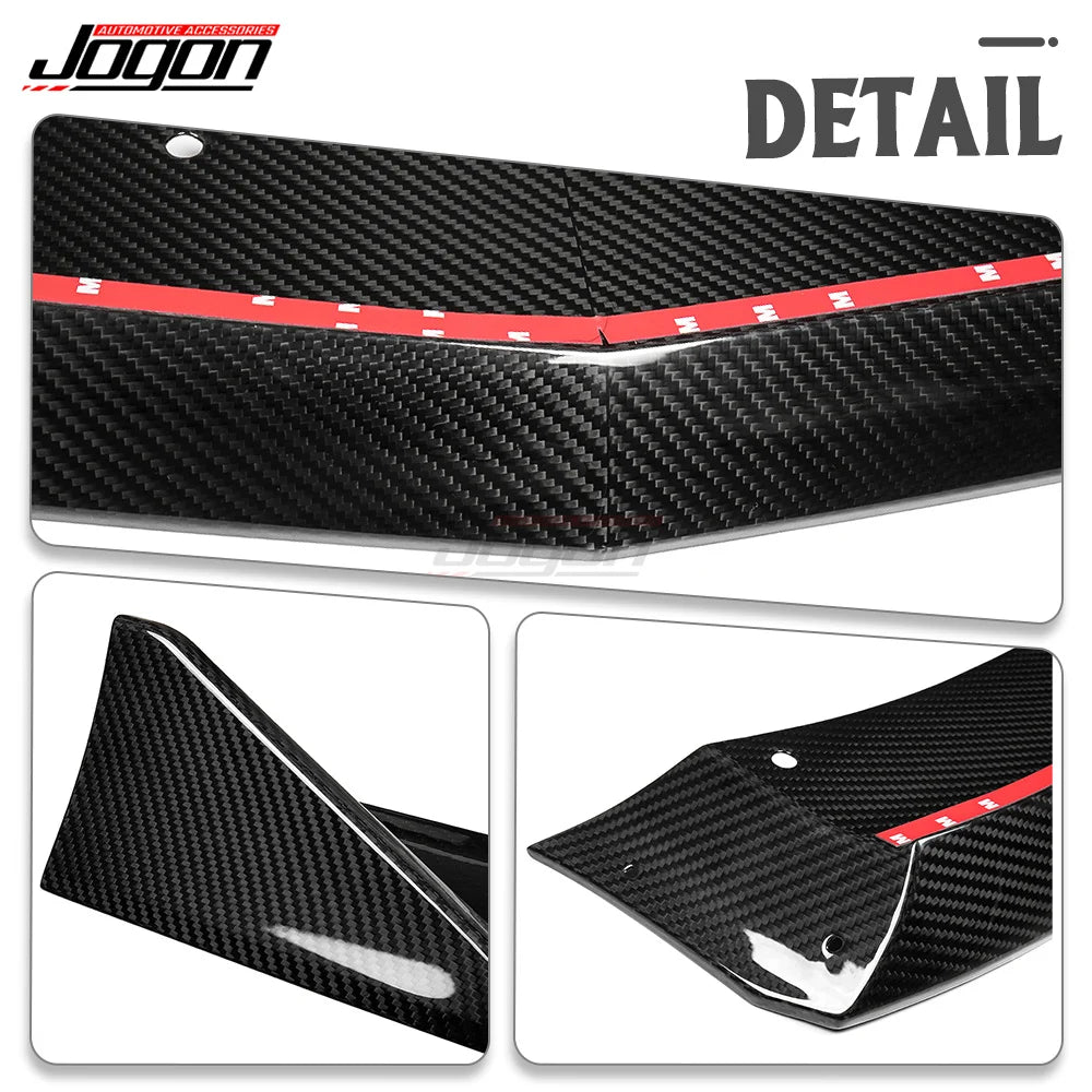 For Acura Integra Type S 2023 2024 2025 Real Carbon Fiber Front Bumper Body Kit Protection Spoiler Splitter Lip Car Exterior