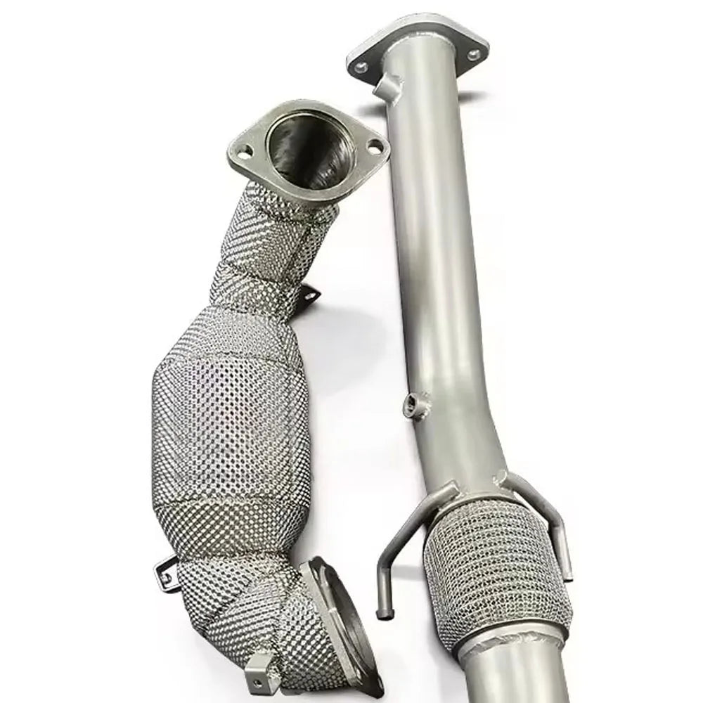 High Flow Exhaust Downpipe for Hyundai Elantra N 2.0T Stainless Steel