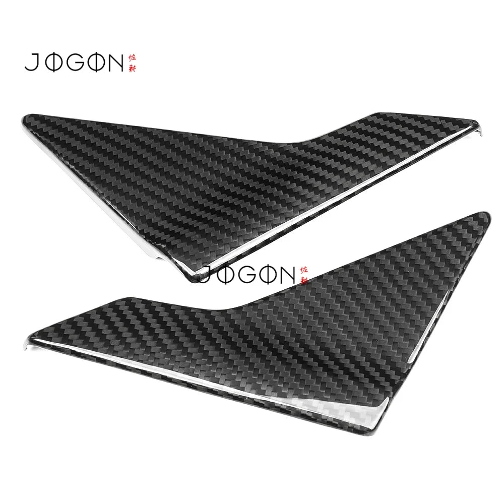 For Acura Integra 2023 2024 2025 Carbon Exterior Car Front Quarter Window Louver Triangle Pillars Posts Cover Trim Accessories