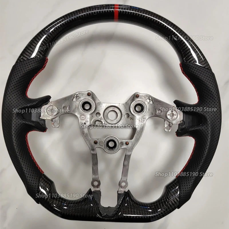 LED Carbon Fiber Car Steering Wheel For Hyundai N-line Elantra N Genesis Sonata Elantra N I30N I20N 2022-2025