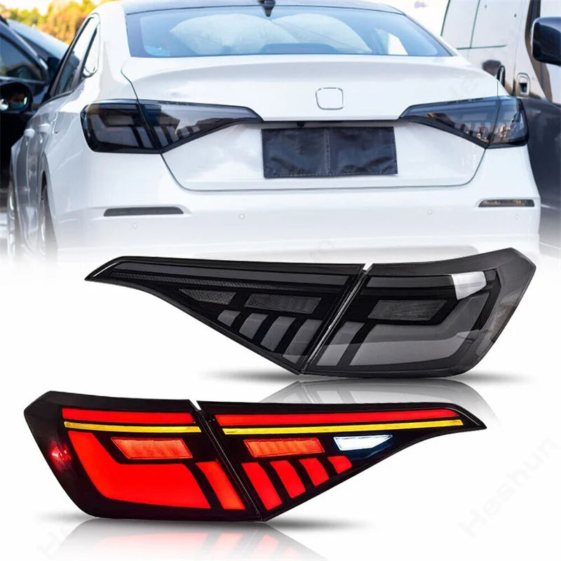 RGB LED Taillights For Honda Civic 11th Sedan