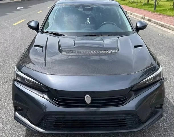 VARIS Style Carbon Fiber Hood Honda Civic 11TH Gen