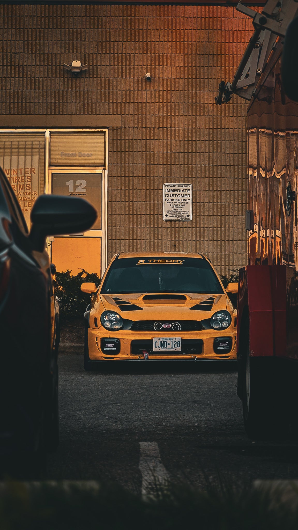 Bug Eye Impreza Hood Vents