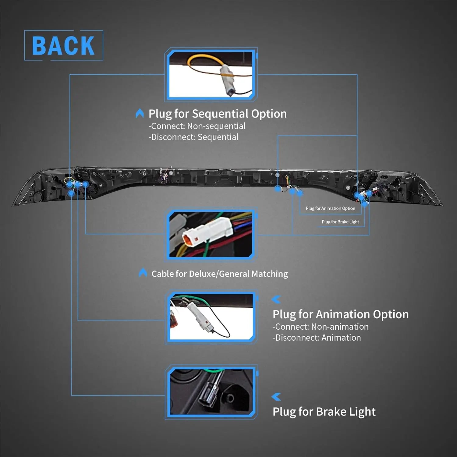 LED Tail Lights For Honda Accord