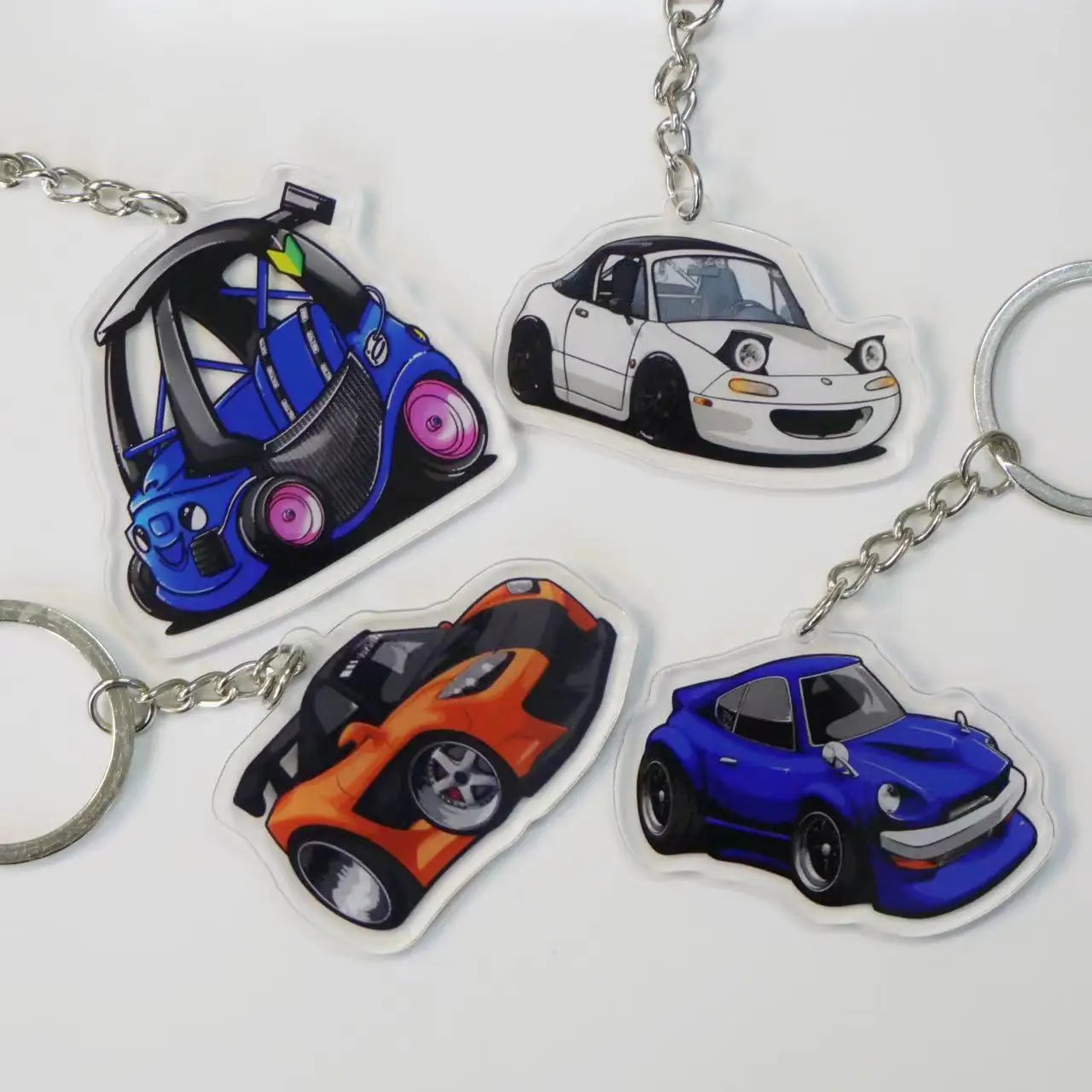 JDM Cartoon Acrylic Keychain