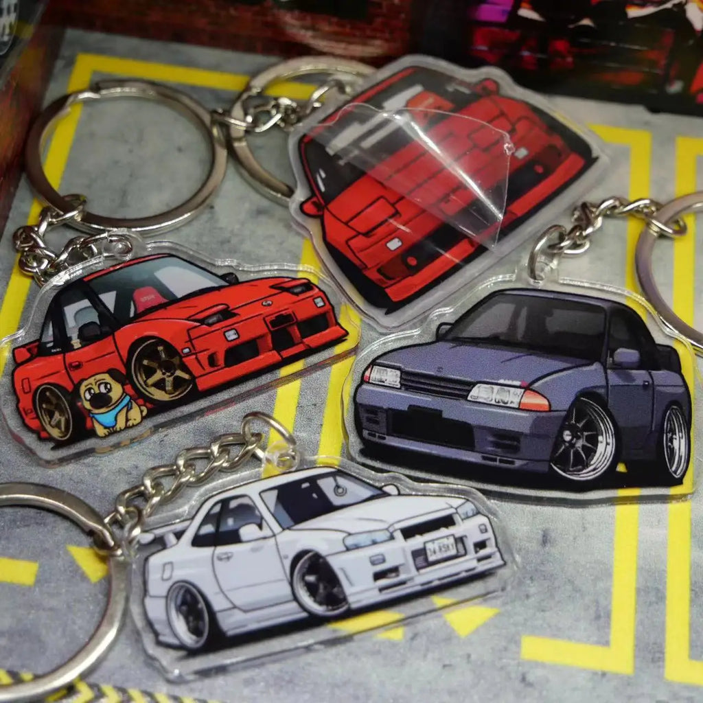 JDM Cartoon Acrylic Keychain