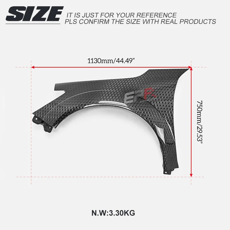 For Acura Integra Type S DE5 OEM Front Fender - Factory-Matched Fit, Perfect for DE5 Type S, Ideal for Exterior Restoration