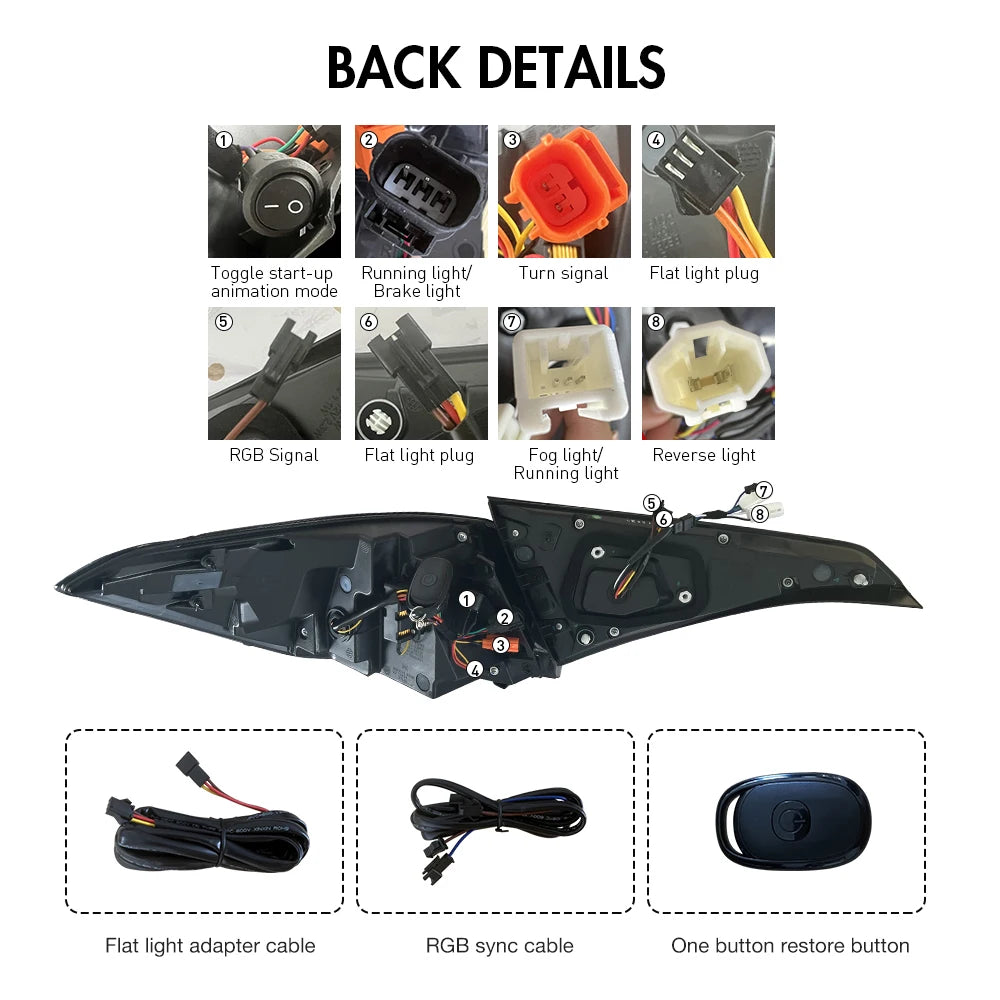 RGB Taillight for Honda Civic