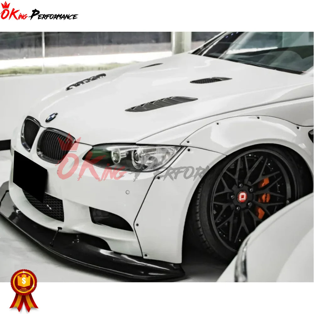LB Style Glass Fiber Wide Body Kit Fender Wheel Flare Sets for BMW E92 E93 M3 2009-2013