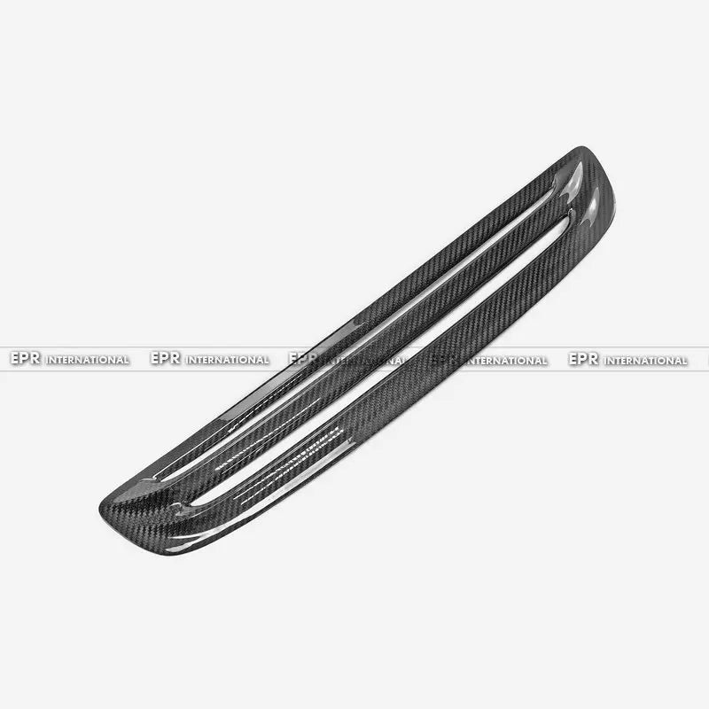 For Honda Civic Type R FL5 2023-2024 Carbon Fiber Hood Vent Trim-OE Type OEM Style-Dry Carbon 3K Weave-JDM Engine Heat Vent