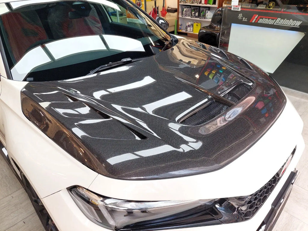 2022-2025 Honda Civic Carbon Fiber GT Style Hood