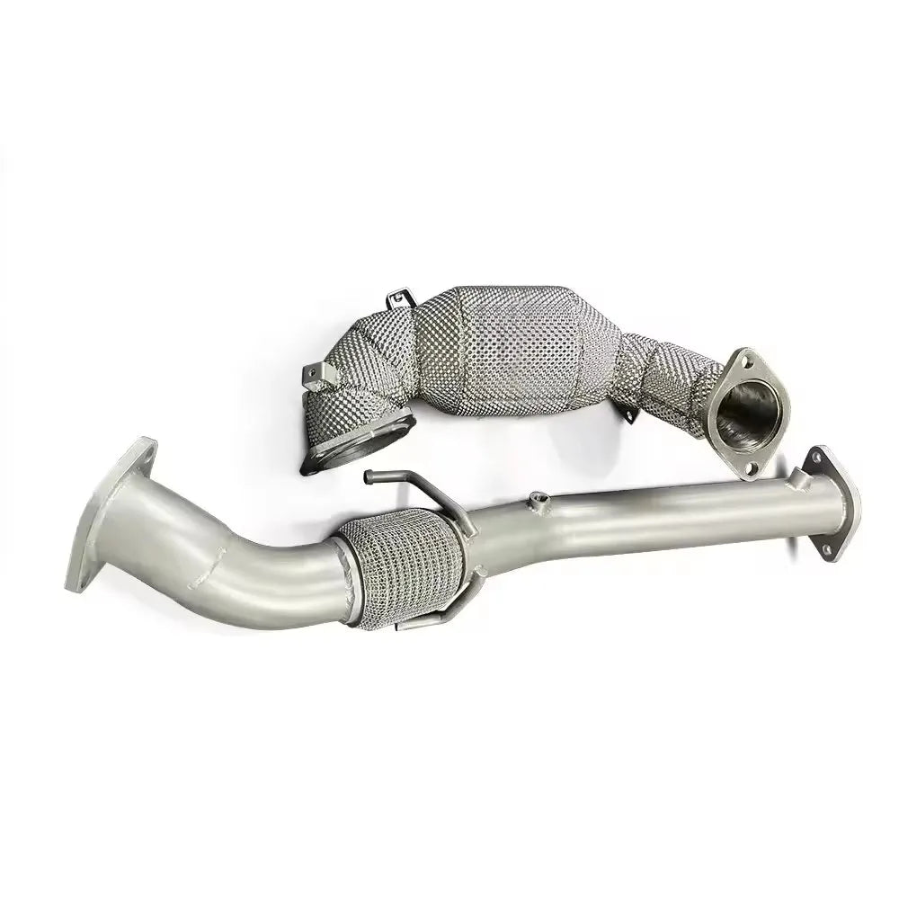High Flow Exhaust Downpipe for Hyundai Elantra N 2.0T Stainless Steel