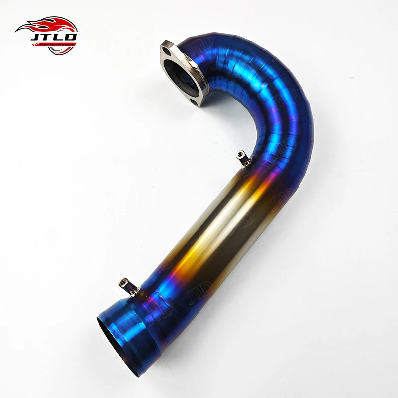Titanium Blue Burnt Charge Pipes for Acura Interga Type-S