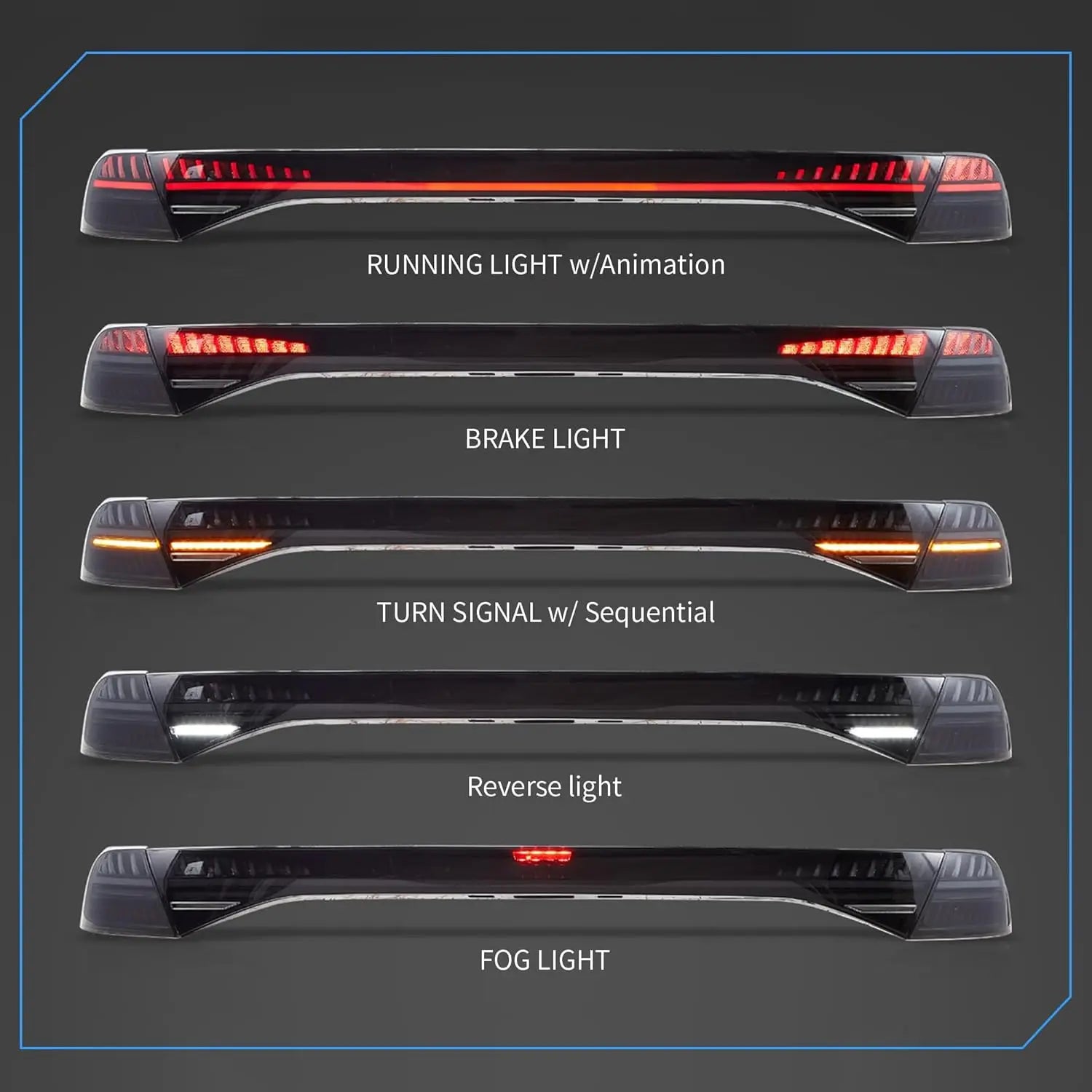 LED Tail Lights For Honda Accord