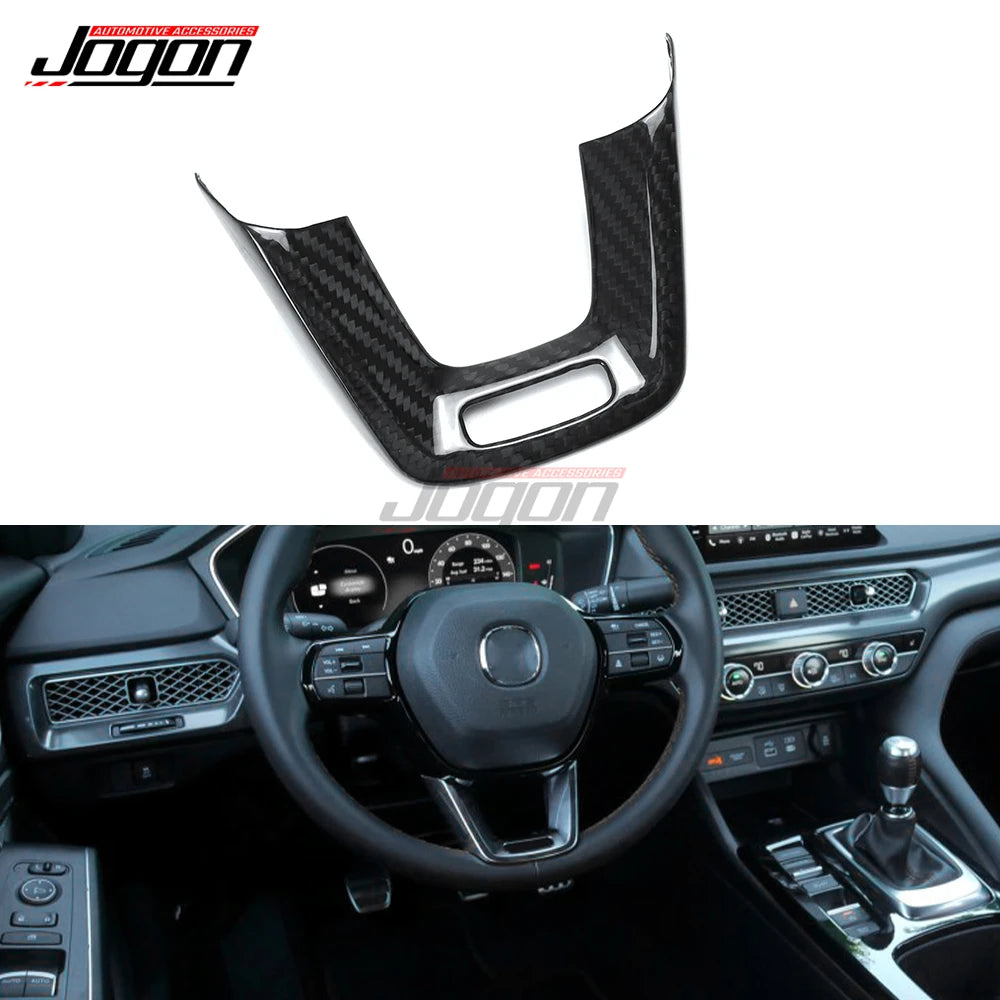 Acura Integra 2023 2024 2025 Real Carbon Fiber Car Interior Steering Wheel Lower Trim