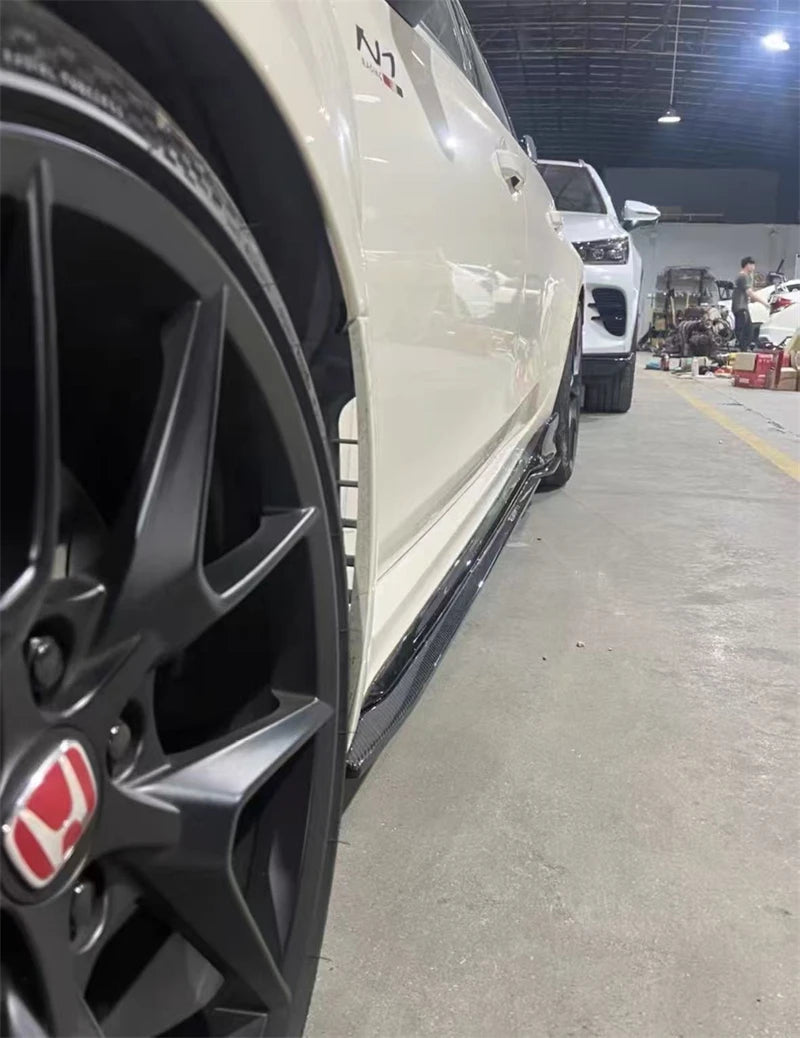 11th generation Civic Type-R FL5 ReaI Carbon Fiber Side Skirts Extensions