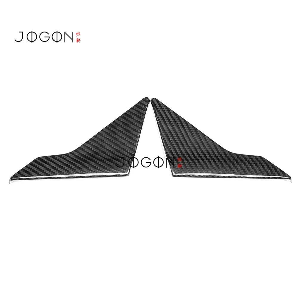 For Acura Integra 2023 2024 2025 Carbon Exterior Car Front Quarter Window Louver Triangle Pillars Posts Cover Trim Accessories