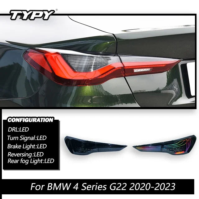 BMW 4 Series M4 G22 RGB Taillights 2020-2023