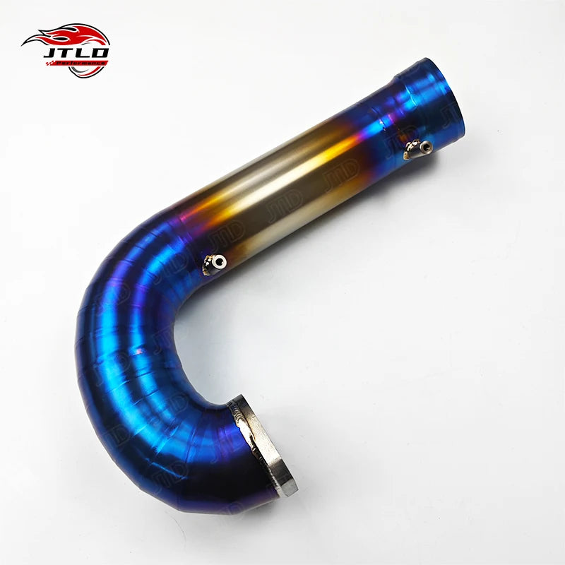 Titanium Blue Burnt Charge Pipes for Acura Interga Type-S