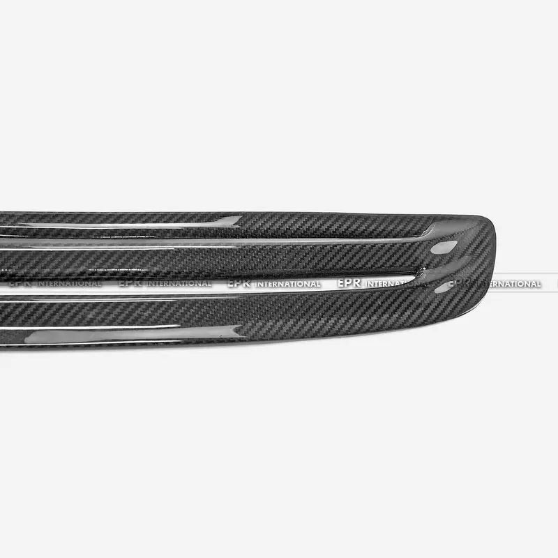 For Honda Civic Type R FL5 2023-2024 Carbon Fiber Hood Vent Trim-OE Type OEM Style-Dry Carbon 3K Weave-JDM Engine Heat Vent