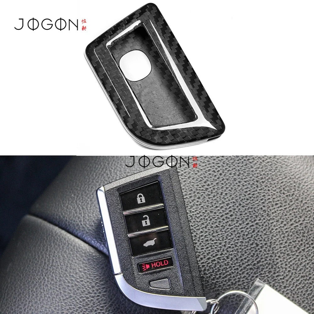 Carbon Fiber 4-Button Remote Key Fob Car Key Case Shell Cover Trim For Acura Integra DE5 Type S DE4 A-Spec 2023 2024 2025