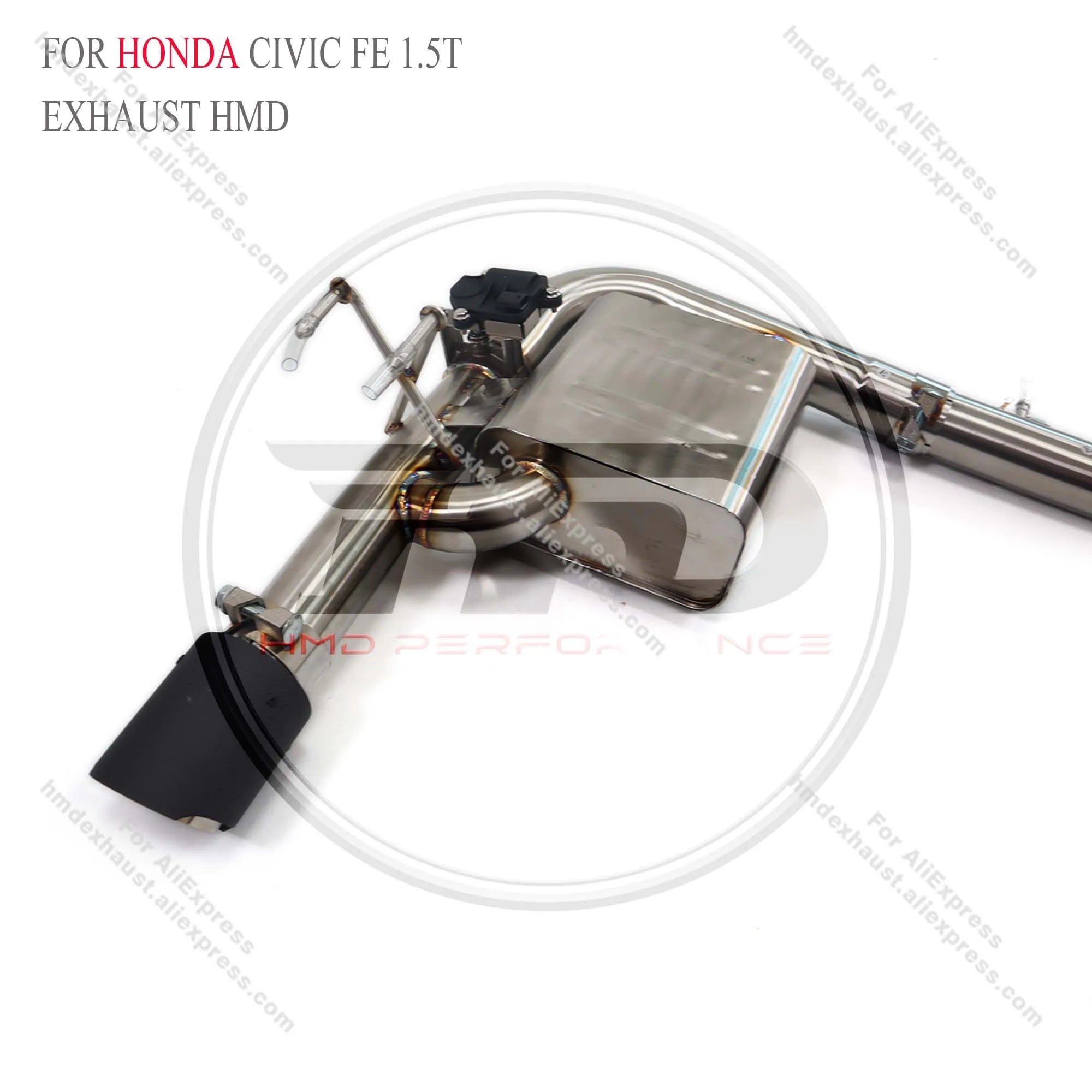 Valvetronic Exhaust for Honda Civic and Integra A-Spec/Base with Valve Muffler tips with controller