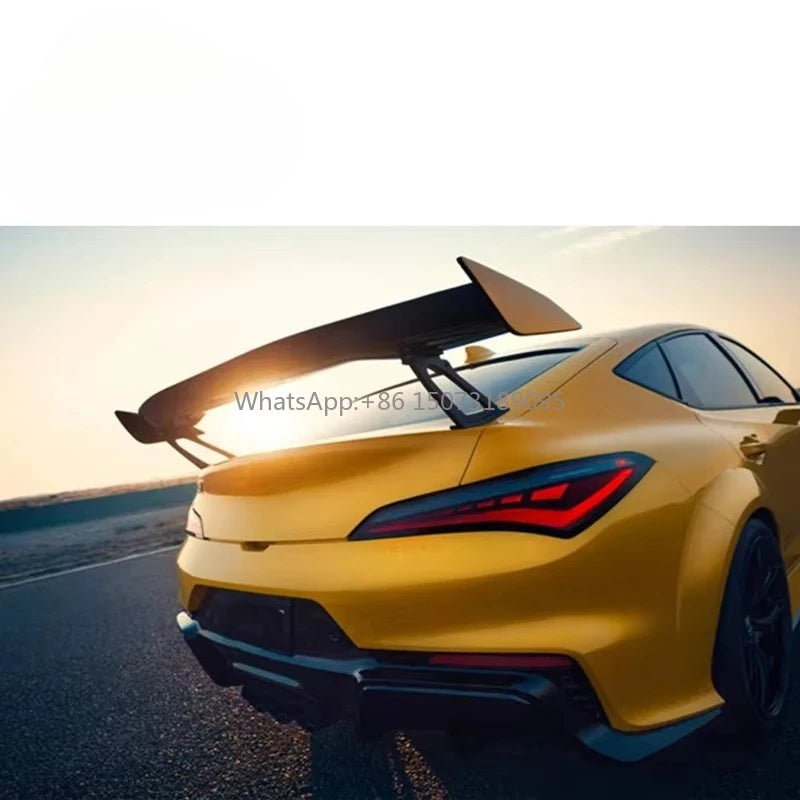 HRC Style Carbon Fiber Rear Spoiler Track Wing for 2024-2025 Acura Integra Type S  Car Spoiler