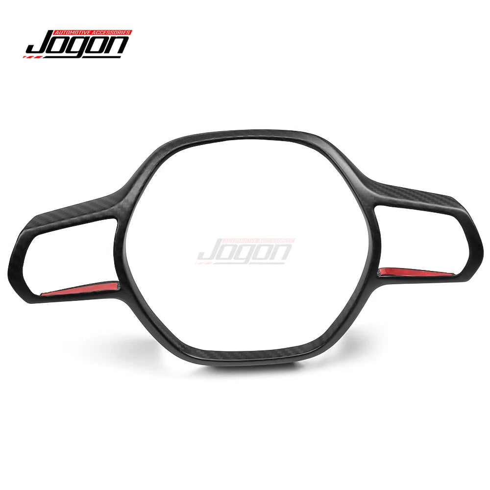 Real Dry Carbon Fiber Steering Wheel Cover Frame Interior Accessories For Acura Integra A-Spec Type S 2023+