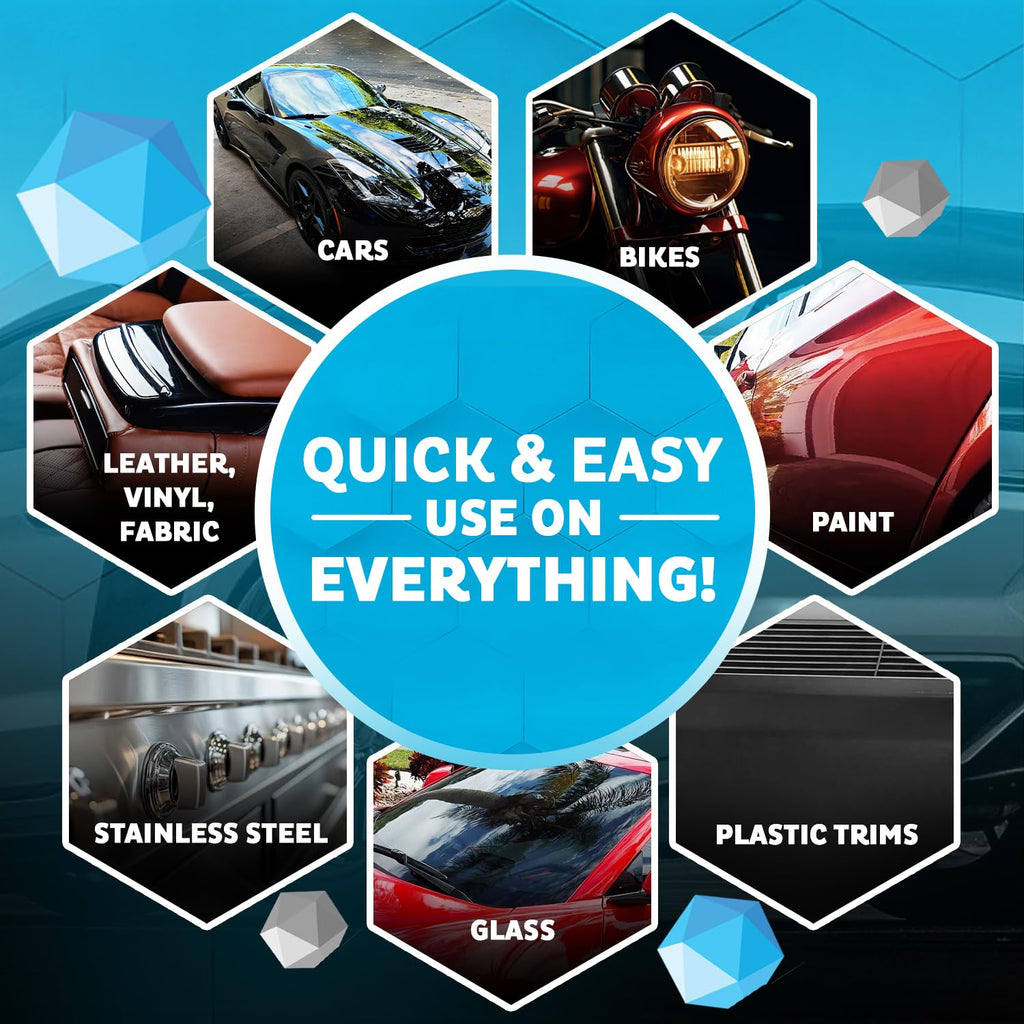 MAXLONE™ 20oz Car Spray with Triphene®, Quick Spray & Wipe All Purpose Waterless Detailer, Better Than Any Car Detailing Kit - Clean, Shine, Protect Paint, Glass, Wheels, and Trim Without Pre-Washing