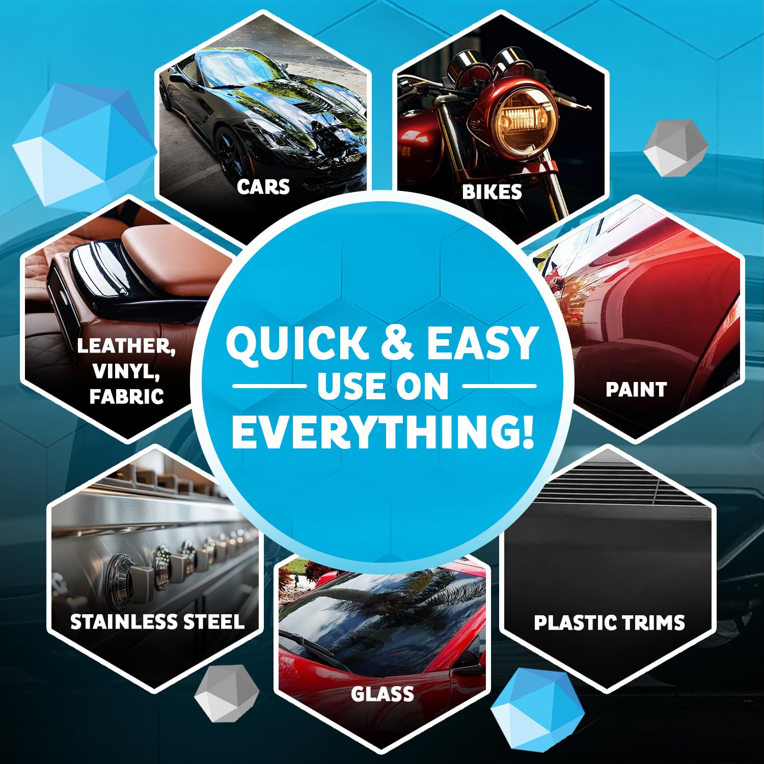 MAXLONE™ 20oz Car Spray with Triphene®, Quick Spray & Wipe All Purpose Waterless Detailer, Better Than Any Car Detailing Kit - Clean, Shine, Protect Paint, Glass, Wheels, and Trim Without Pre-Washing