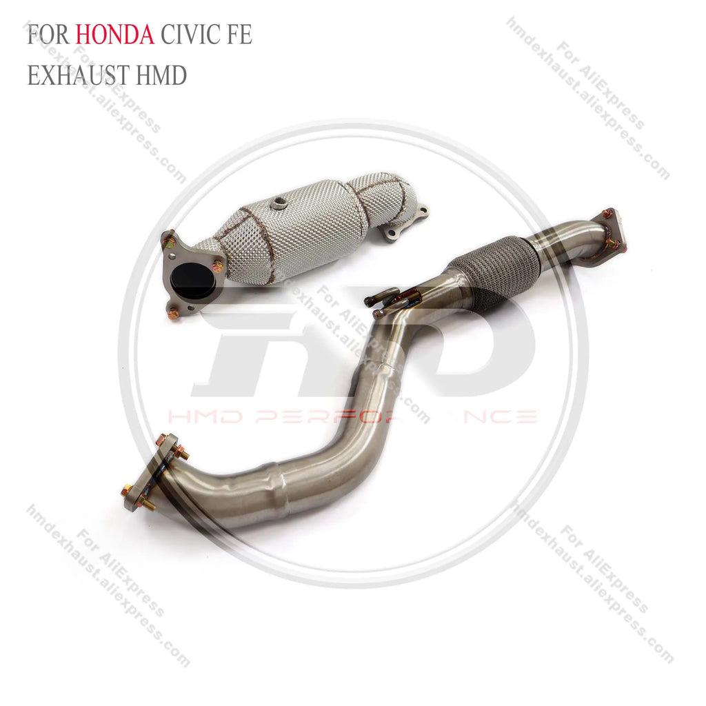 front pipe and down pipe package for 1.5T civics and integras