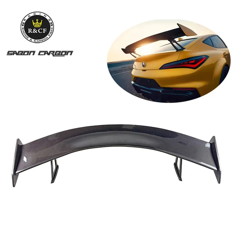 HRC Style Carbon Fiber Spoiler Rear Wing for Acura Integra