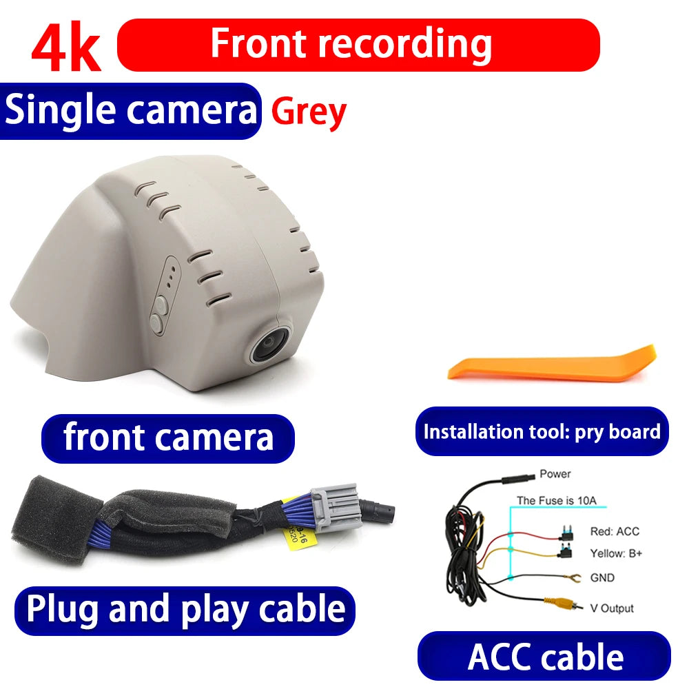 4K UHD Plug and Play Dash Cam for Acura Integra DE4 DE5 Type S 2023 2024 2025