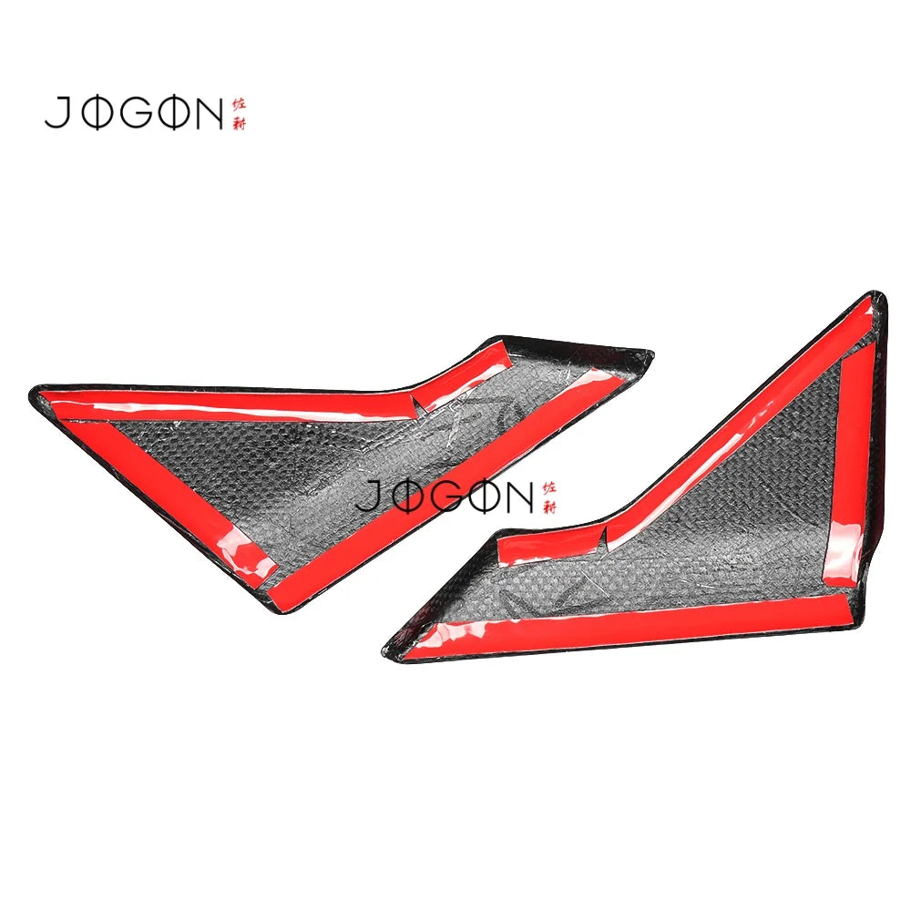 For Acura Integra 2023 2024 2025 Carbon Exterior Car Front Quarter Window Louver Triangle Pillars Posts Cover Trim Accessories