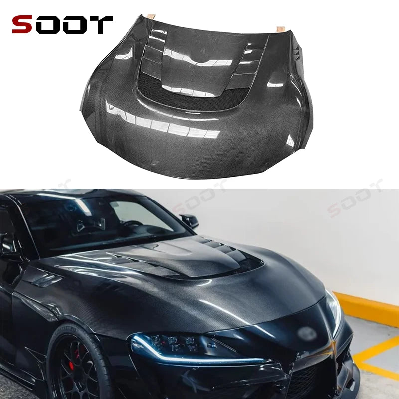 Toyota Supra A90 A91 MK5 2019+ Carbon Fiber Hood