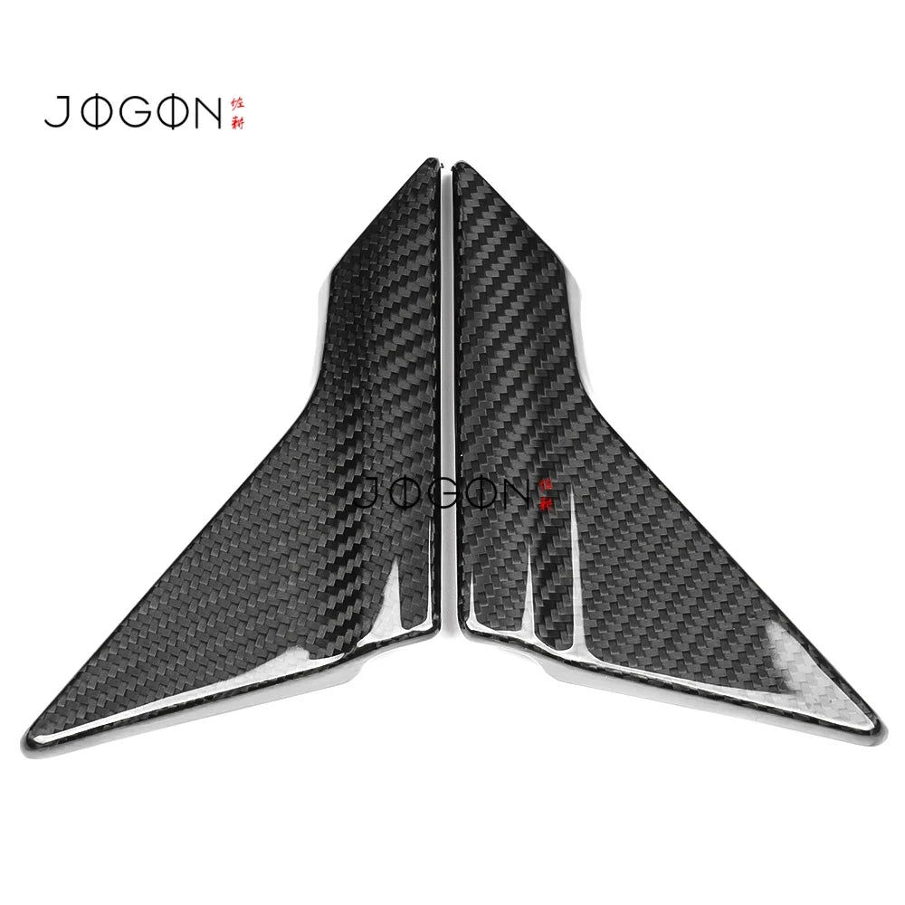 For Acura Integra 2023 2024 2025 Carbon Exterior Car Front Quarter Window Louver Triangle Pillars Posts Cover Trim Accessories