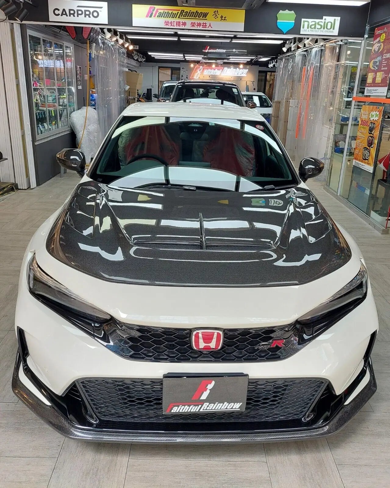 2022-2025 Honda Civic Carbon Fiber GT Style Hood