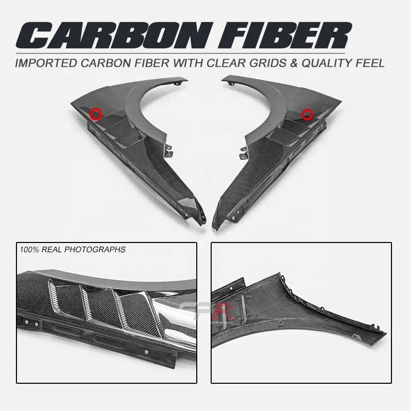 Front Fender for HYUNDAI ELANTRA AVANTE N (CN7) 21+ Facelift EPA Real Carbon Fiber (Facelift Model)