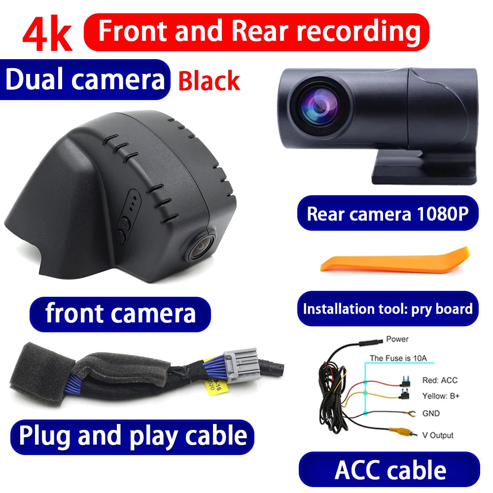 4K UHD Plug and Play Dash Cam for Acura Integra DE4 DE5 Type S 2023 2024 2025