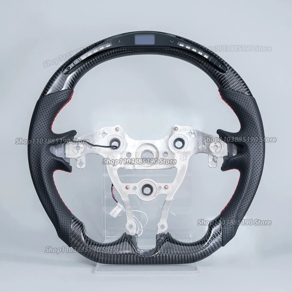 LED Carbon Fiber Car Steering Wheel For Hyundai N-line Elantra N Genesis Sonata Elantra N I30N I20N 2022-2025