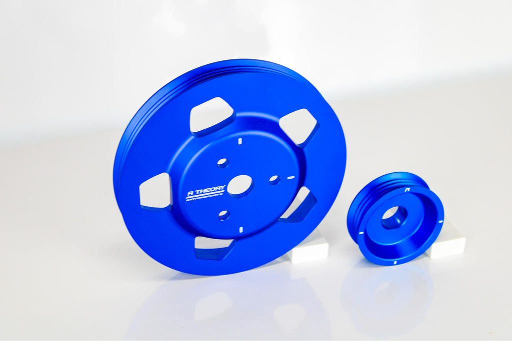 MX-5 Miata Billet Aluminum Alternator And Water Pump Pulley *Set Of 2 Pullies*
