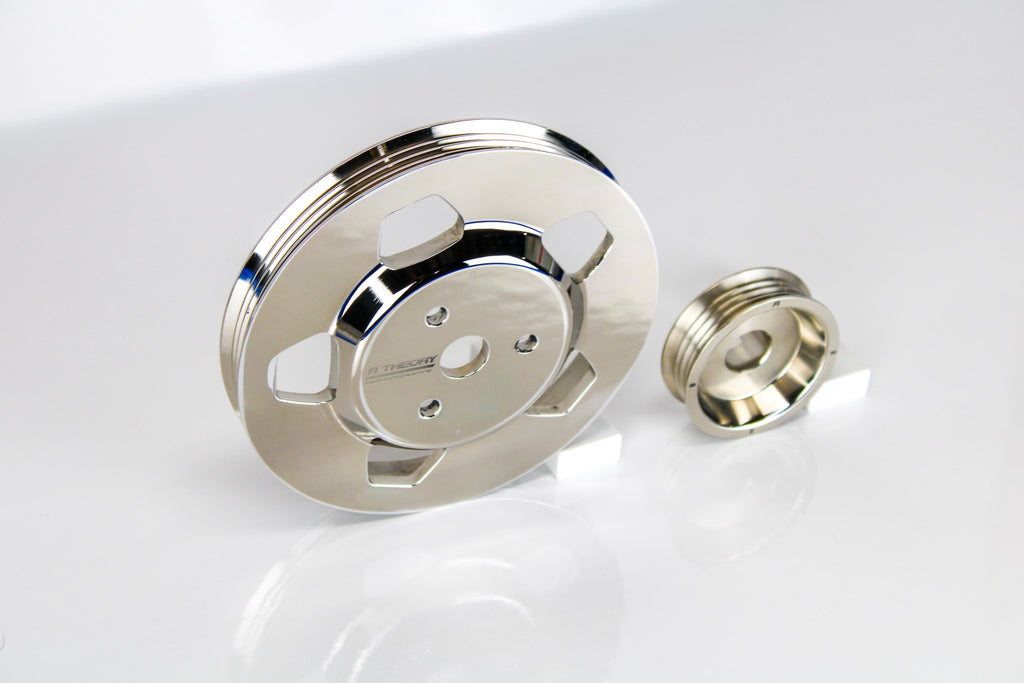 MX-5 Miata Billet Aluminum Alternator And Water Pump Pulley *Set Of 2 Pullies*