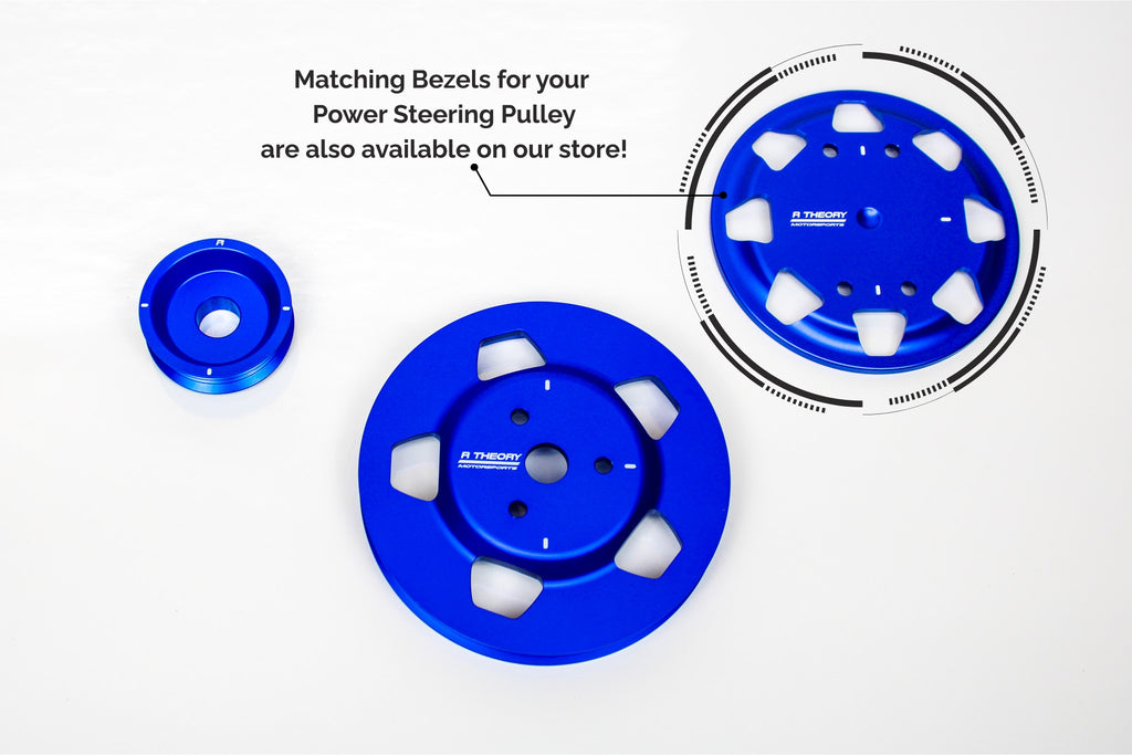 MX-5 Miata Billet Aluminum Alternator And Water Pump Pulley *Set Of 2 Pullies*