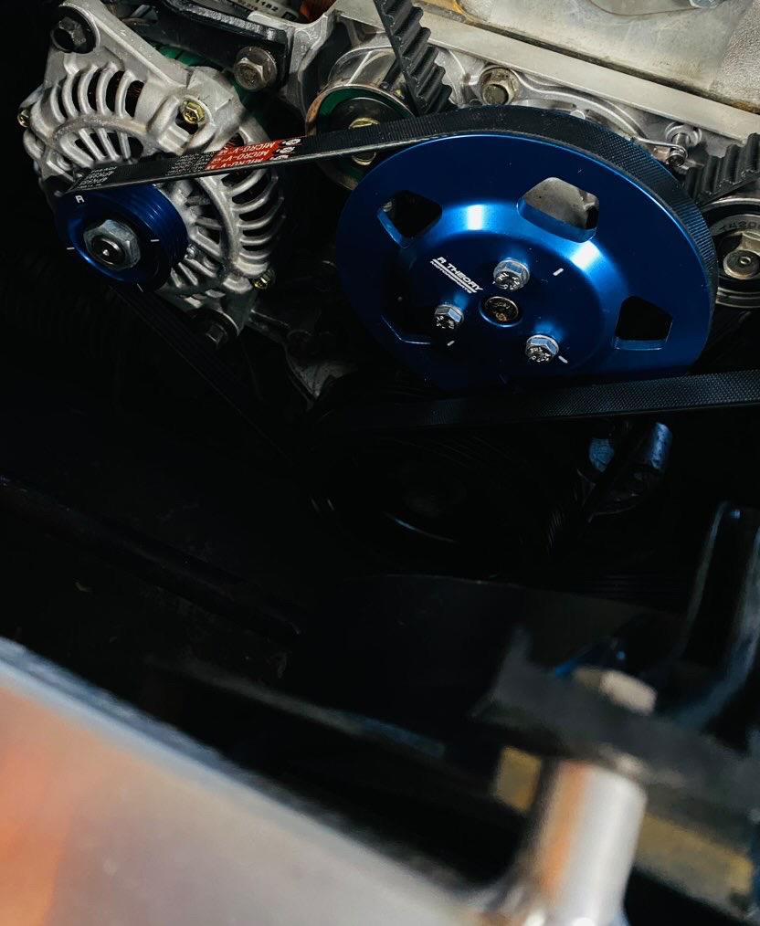 MX-5 Miata Billet Aluminum Alternator And Water Pump Pulley *Set Of 2 Pullies*