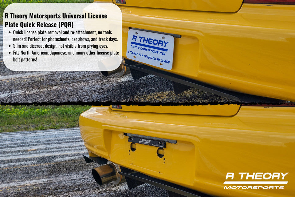 Universal License Plate Quick Release