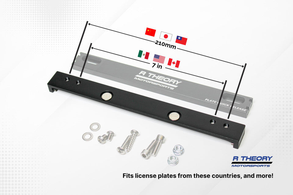 Universal License Plate Quick Release