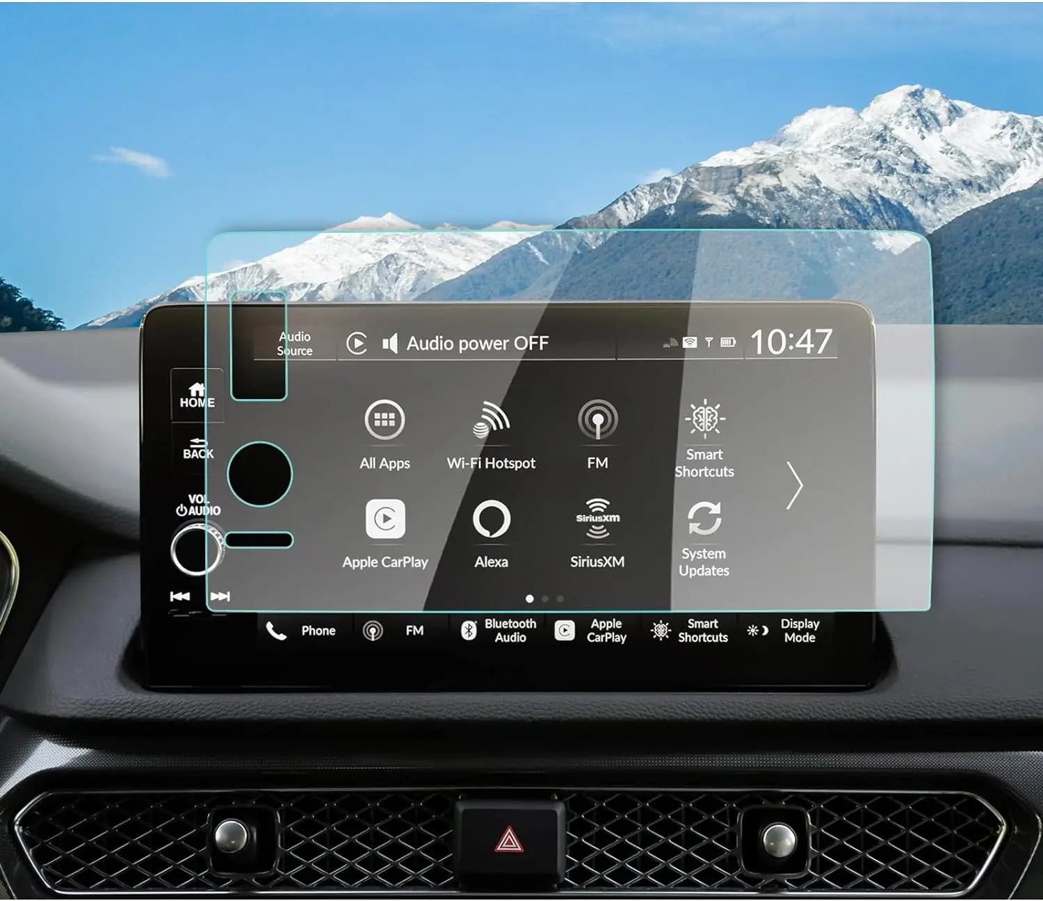 Acura Integra 2023 2024 7INCH 9inch CAR LCD Navigation Tempered glass Screen film protector