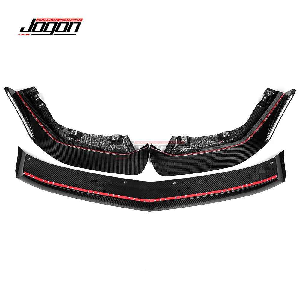 For Acura Integra Type S 2023 2024 2025 Carbon Fiber Exterior Car Front Bumper Lip Spiltters Protector Cover Trim Accessories